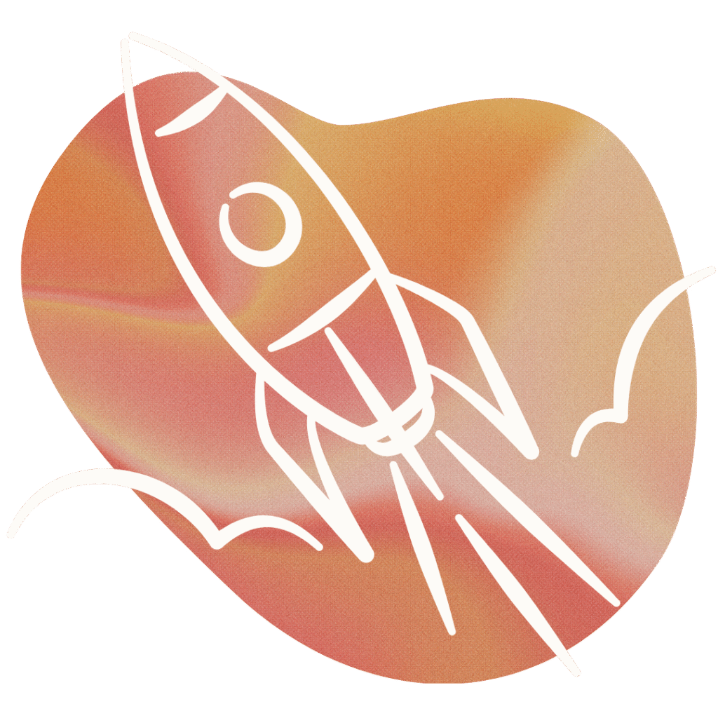 rocketship graphic